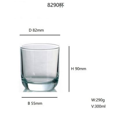 China Home Glass Whiskey Water Decoration Candle Glass for sale