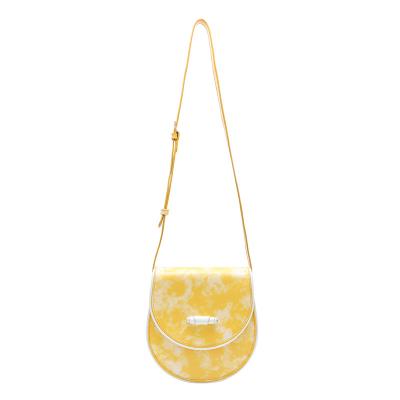 China Mori Style Yellow Shoulder Tote New Shoulder Bag Women's Bag2021Summer Cool Cross Small Saddle Bag - Body Bag for sale