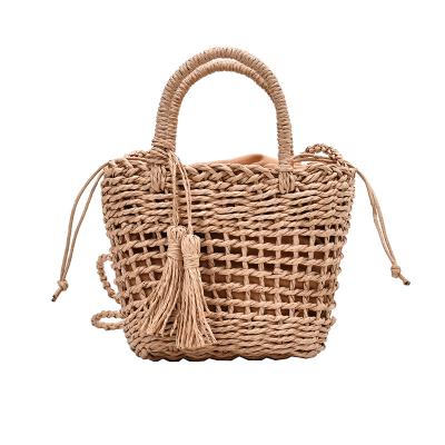 China 100% Eco-Friendly Women S Bags Handbags Ladies Tote Beach Bags Handmade Woven Basket Women&'s Shoulder Bag for sale