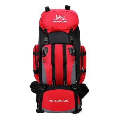 China camping & Multi-Function Travel Backpack Men Outdoor Hiking Backpack Rise Bag For 90L Large Capacity Travel Outdoor Luggage Hiking Hiking Ba for sale