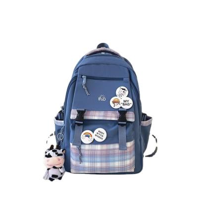 China With Cute USB Kawaii Backpack Insist School Bags Canvas School Bag For Teenage Girls Kawaii College Bagpack For Teenagers for sale