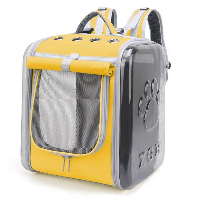 China High Quality Mesh Breathable Pet Carries Backpack Top Opening Foldable Bag Cat Dog Small Animal Carrier Small Animal Safety Buckle for sale