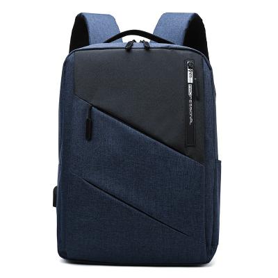 China With USB sports backpack middle high school students polyester and 2022 new men's casual travel laptop leisure unisex wholesale for sale