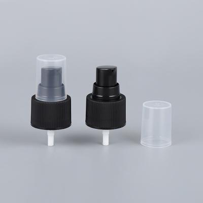 China 24/410 Black PP Plastic Cosmetic Pump Bottle Head For Foundation Bottle for sale