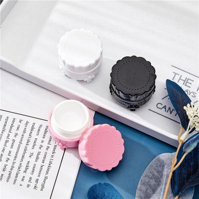 China 5g10g20g30g Acrylic Frosted Pink Cream Cosmetic Jars PP Plastic Cosmetic Packaging Container for sale