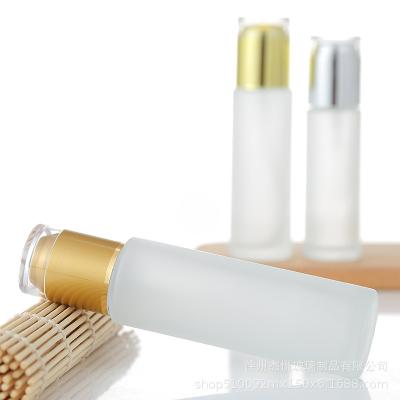 China Cosmetic 20ml 30ml 40ml 50ml 60ml 80ml 100ml Frosted Glass Airless Acrylic Lotion Pump Spray Bottle for sale