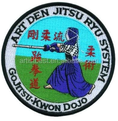 China Embroidered Custom Design Iron On Sports Embroidery Patch for sale