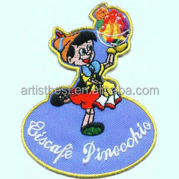 China Embroidered high quality custom embroidery patch product sew on/iron embroidery patch for sale