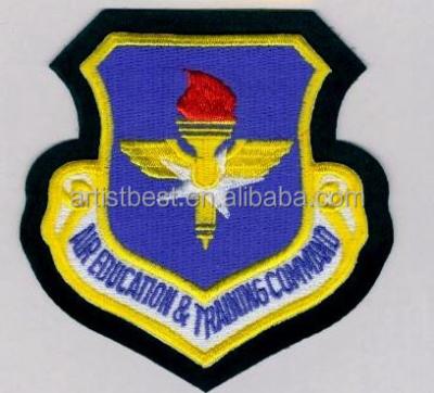 China Merrow Embroidered Ready Made Military Uniform Patch for sale