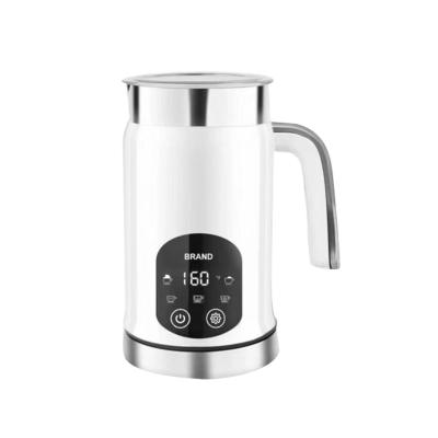 China Hotel New Arrival LED Screen Touch Control 5 In 1 Coffee Frother Electric Milk Steamer for sale