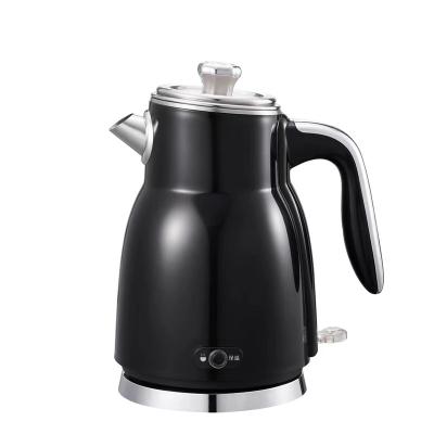 China Customized 360 Degree Modern Design Factory Price Stainless Steel Cordless Electric Water Low Rotation Boiling Kettles for sale