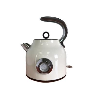 China Factory direct sale base 360 ​​degree rotation quality guaranteed cordless electric stainless water kettle with thermometer for sale