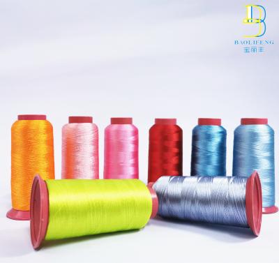 China 120d Polyester Space Dyed Embroidery Thread For Weaving Polyester Craft Thread for sale