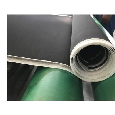 China Surface protection and water proof fabric insert striped rubber sheet roll for high rubber pavements insert for sale