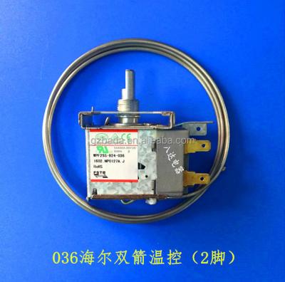 China Haier refrigerator thermostat, 2pin thermostat, 3pin thermostat, WPF25S-9refrigerator parts, WPF25S-924 refrigerator temperature controller for sale