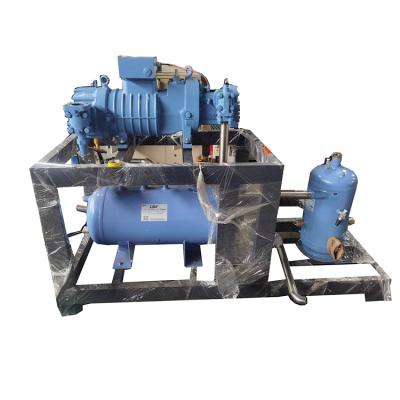 China RefCom Refrigeration Special Offer 40hp Vaporizer Condens Unit Cold Room Semi-Hermetic Screw Compressor Condensing Unit for sale