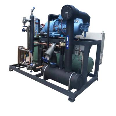 China Refcomp Air Compressor Screw Refrigeration Unit Refrigeration Zhongsheng Frreezer Room Condenser Unit Open Type Air Cooled Condensing Units for sale