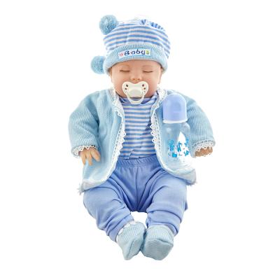 China Reborn baby dolls 50cm soft touch silicone vinyl dolls popular style reborn lifelike changeable newborn baby doll for sale