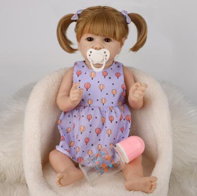 China Fashion Soft Cute Bebe Reborn Dolls Changeable Clothing 50cm Silicone Reborn Babies Doll For Kids for sale