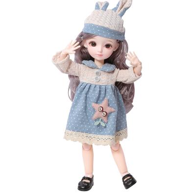 China Changeable Dressing Mini BJD 22 Movable Attached Doll Toys Gift Girls Makeup DIY Dress Up Dolls With Clothes And Accessories for sale