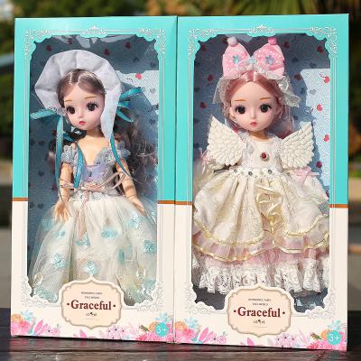 China Battery Operated Toy 1/6 BJD Dolls 30CM Joints Dolls With Full Outfits Clothes Set Handmade Wig Makeup Beauty Toy Gifts For Girls for sale