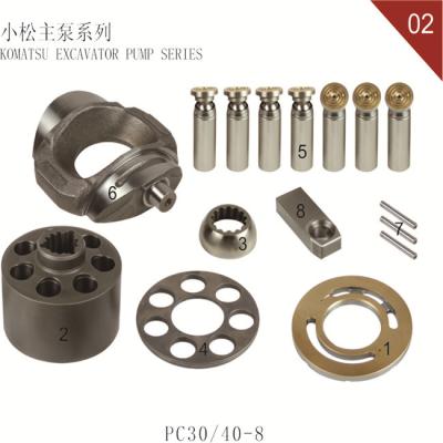 China PC30-8 PC40-8 Metallbagger Hydraulic Parts Fits KOMATSU zu verkaufen