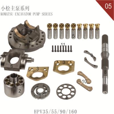 China Bagger-Hydraulic Parts Fitss HPV90 HPV160 KOMATSU HPV35 HPV55 Pumpen-Teile zu verkaufen