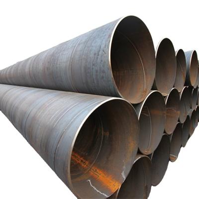 China Liquid Pipe China Manufacture S355 ST52 Q355 Structure Spiral Welded High Strength Steel Pipe for sale