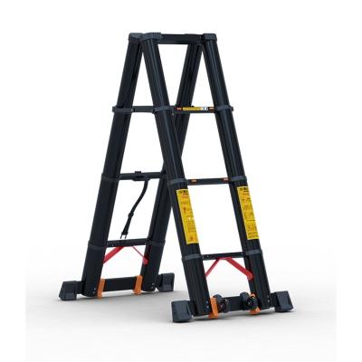 China Folding Ladders Double A-Frame Ladder King Kong Ladder Indoor Modern Telescopic Black Gorilla Herringbone Ladder The Home Depot for sale