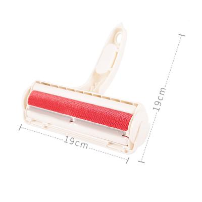 China Hot Selling Viable White Red Pink Plastic Customized Plastic Roller Pet Hair Remover Brush Pet Hair Remover Roller for sale