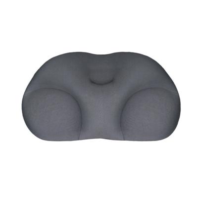 China Hot Selling Micro Airballs Filling Neck Pillow Neck Pillow Travel Customized by Gray Red Blue Deep Gray Micro Airballs for sale