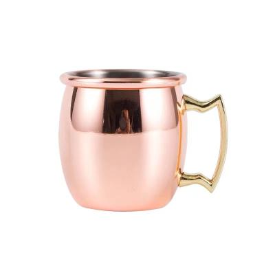 China One Set 4pcs Moscow Mule Cup Sustainable Copper Measuring Coffee Mugs for sale