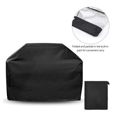 China Custom Waterproof Portable Outdoor BBQ Grill Cover Towel Charcoal Grill Covers One Same Material Bag Free. for sale