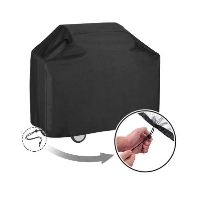 China Factory Wholesale Black Oxford Waterproof Cloth Customized BBQ Grill Covers Outdoor Waterproof BBQ Grill Covers for sale