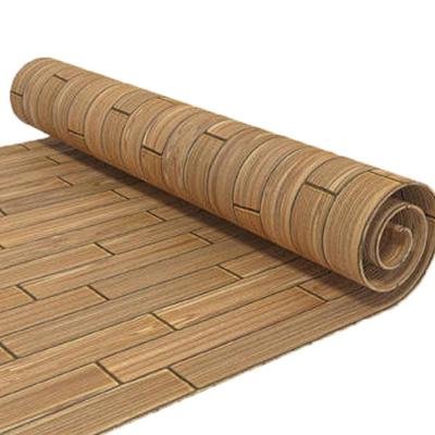 China Modern Deck Wooden Texture Cabin Floor Vinyl Floor Mat 2 Mm Prices Tiles Pvc Linoleum Flooring For Outdoor for sale