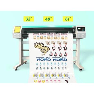 China auto patrol 980MM/38inch plotter or laser cutter printer with laser head and blade head with CCD camera 1420mm(L)*900mm(W)*1126mm(H) for sale