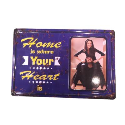 China Factory direct high quality metal custom embossed funky photo frame for sale