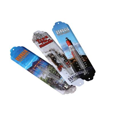 China Europe Souvenir Custom Wall Decorative Metal Tin Thermometer for sale