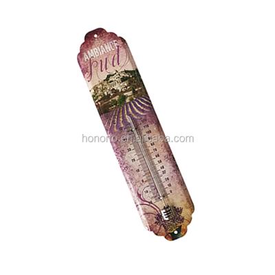 China Tin Factory Direct High Quality Customized Tin Sign Thermometer For Decorative for sale