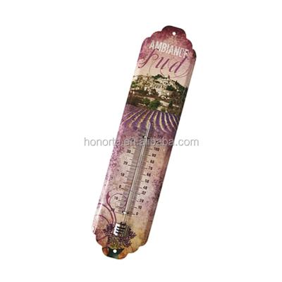 China Tin Factory Direct High Quality Customized Vintage Thermometer For Decorative for sale