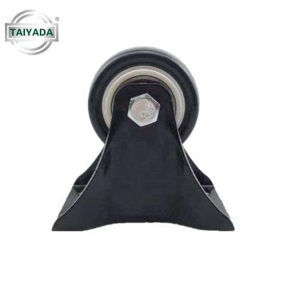 China Industry TOD 1.5 in/40MM Rigid Industrial Furniture Caster Wheel PVC Medium Duty Caster for sale