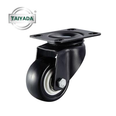 China Furniture Chairs TYD 1.5in/40mm Industrial Swivel PVC/PP Furniture Caster Wheel for sale