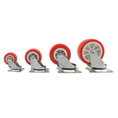 China 1.5/2/2.5/3 Inch Caster Light Duty Low Power Fixed Wheel Small PVC Industrial Wheels for sale