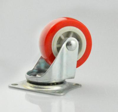 China Light Duty 1.5 Inch PIVOT Furniture Swivel Caster With Top Plate for sale