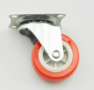 China High Quality Swivel Caster PVC Small Caster Wheels 50mm For Furniture for sale