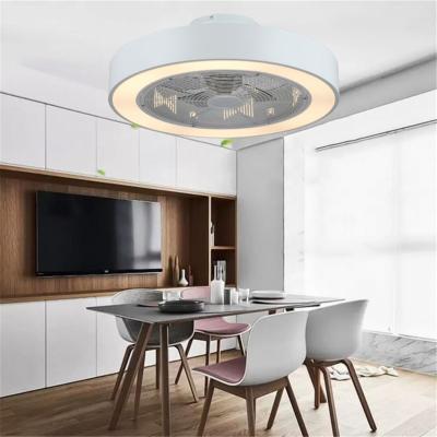 China Modern Minimalist Modern Blades Led Bedroom Ceiling Fan Special Shaped Lights With Fan for sale