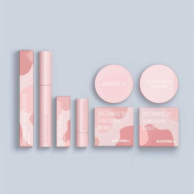 China Recyclable Logo Cosmetic Packaging Liquid Lipstick And Lip Gloss Custom Paper Box for sale