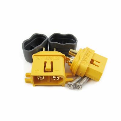 China High Quality Model Xt60-l Connectorbullet Battery Plug Connectors With Protective Lock For Rc Parts Battery PCB Board for sale