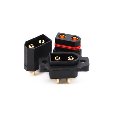 China Original Model Battery Plug Mass Up Xt60w Black Waterproof Plug Gold Plated For Rc Airplanes Drone Lipo Battery for sale