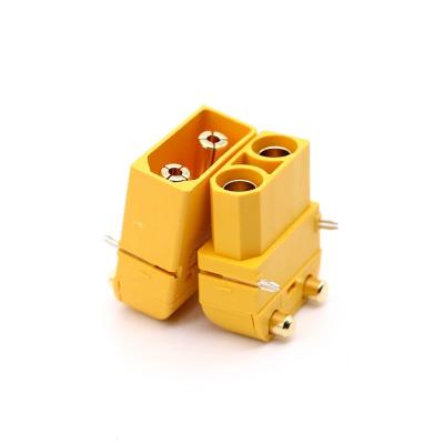 China Model Battery Plug Massive Xt90pw Rc Lipo Battery Plug PCB Board Parts XT90PW-M XT90PW-F 30A-60A 4.5mm Gold Banana Bullet Male-Female Brass Plug for sale